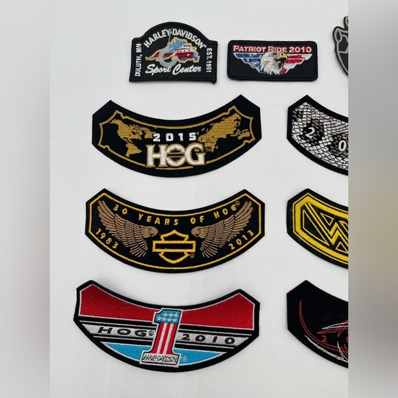 Harley-Davidson Motorcycle HOG Patches Misc Biker Lot New Harley Owners Group - Picture 4 of 5